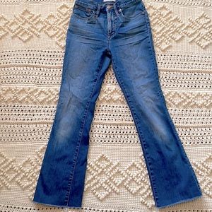 Madewell cali Demi boot jeans